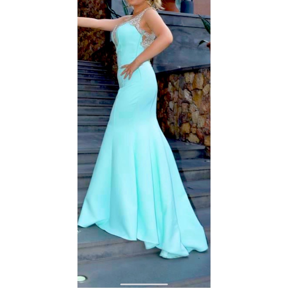 Gorgeous Tiffany Blue color dress